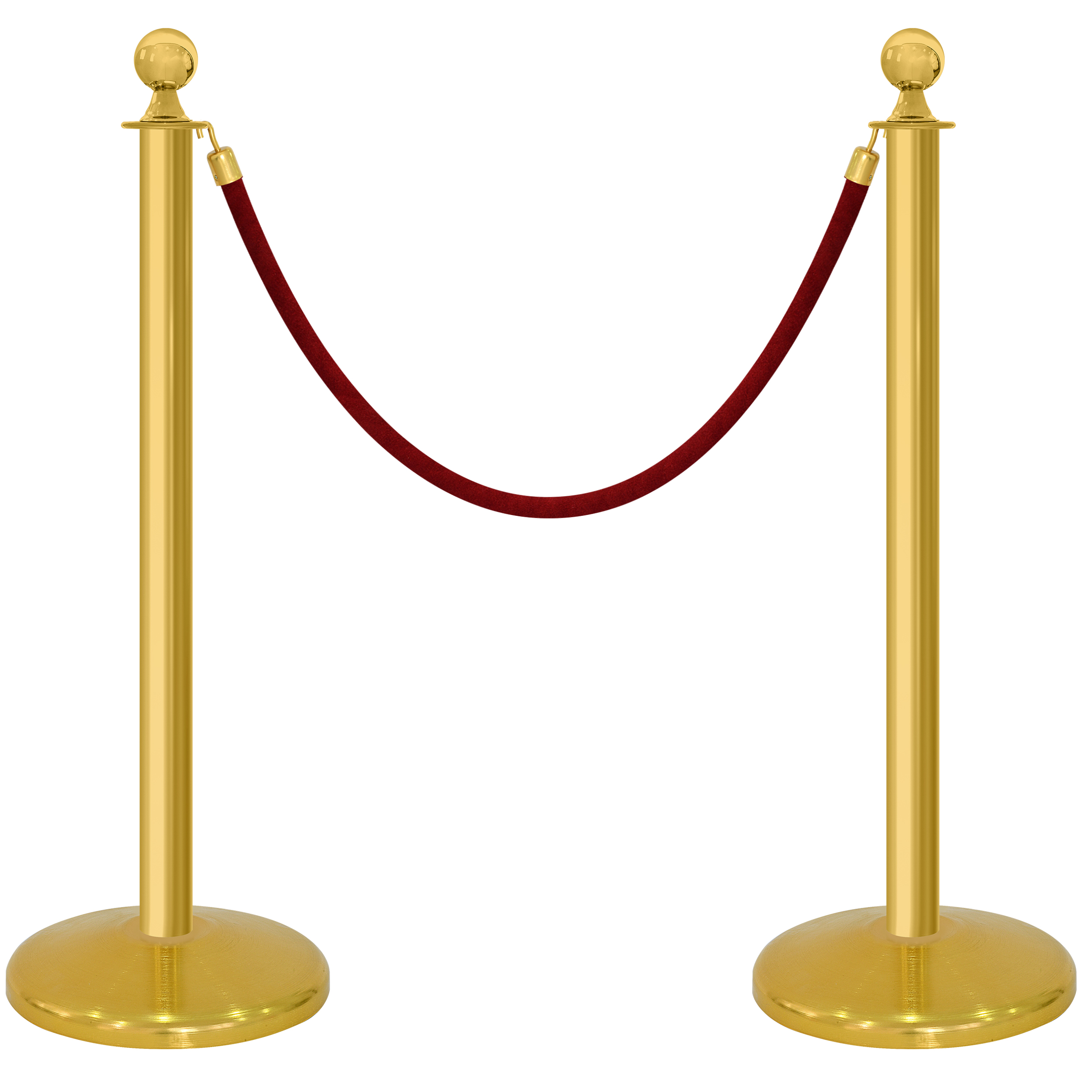 Postes para cordón con base fundida